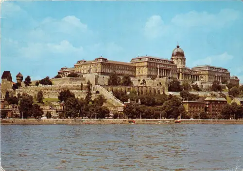 B30803 Budapester Burg Buda Ungarn