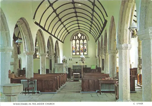 B87799 Widecombe in the moor church uk