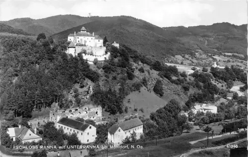 B67633 Österreich Schloss ranna mit Unterranna bei Muhldorf