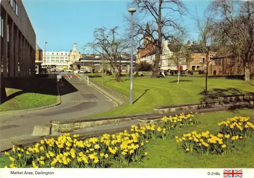 B31223 Market Area Darlington uk