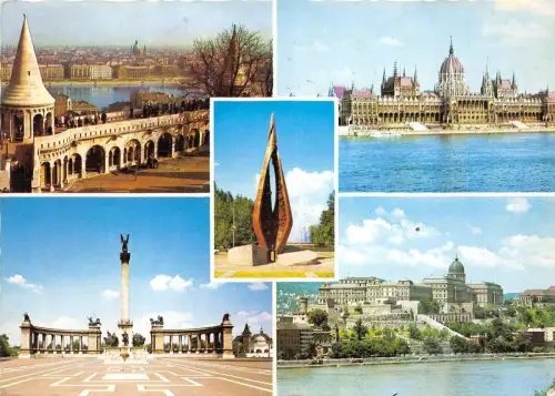 B40209 Budapest Multiviews Ungarn