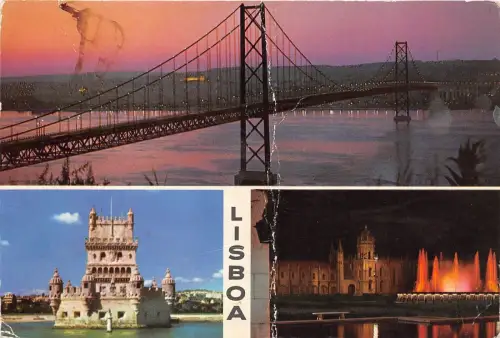 BR8517 Lisboa Portugal Pont sur le Tage Portugal