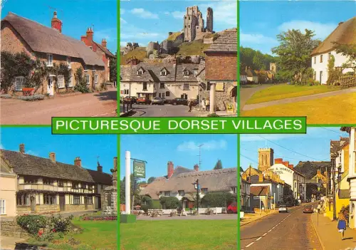 B87638 pcturesque dorset village uk
