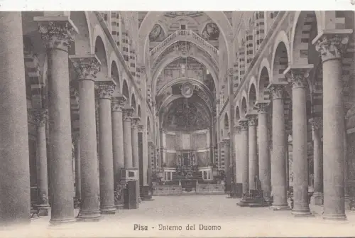 BF32386 pisa interno del duomo italy front/back image