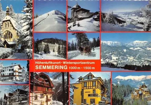 B69481 Österreich Semmering Multiviews