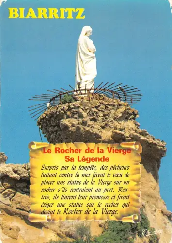 BR8413 Biarritz La rocher de la Vierge france