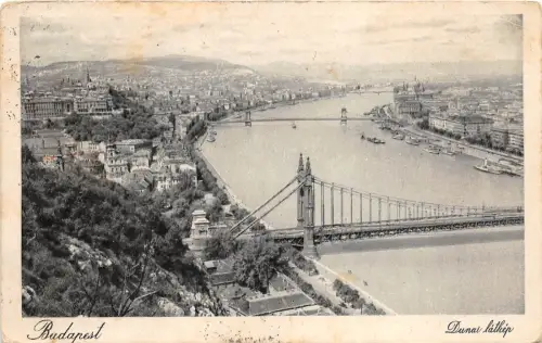 B36195 Budapest Donauansicht Ungarn