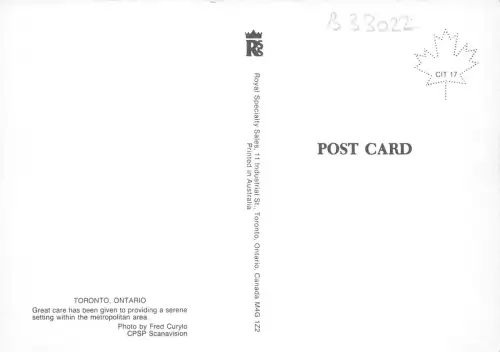 B33022 Toronto canada