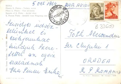 B33609 Roma Petersplatz Italien