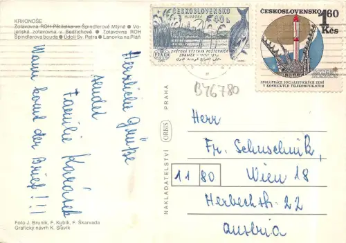 B46780 Riesengebirge tschechisch