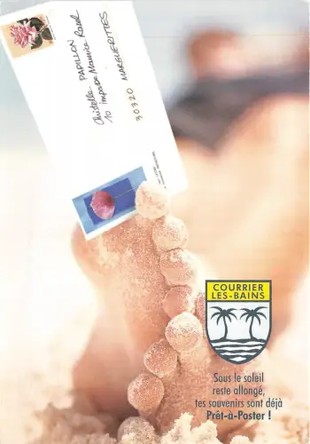 B49605 Werbung Courrier Les Bains Pret a Poster