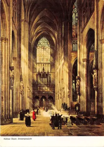 B34086 Kolner Dom Dom Innenraum Köln Deutschland