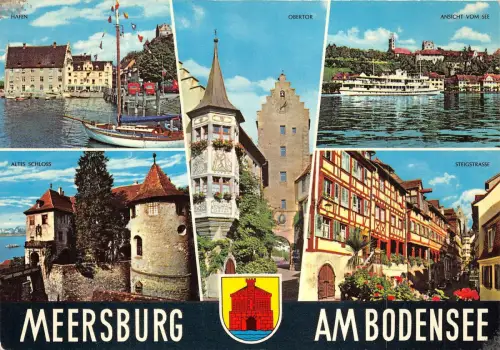 BG12689 Schiff Bateaux Meersburg am Bodensee Multi Views Germany