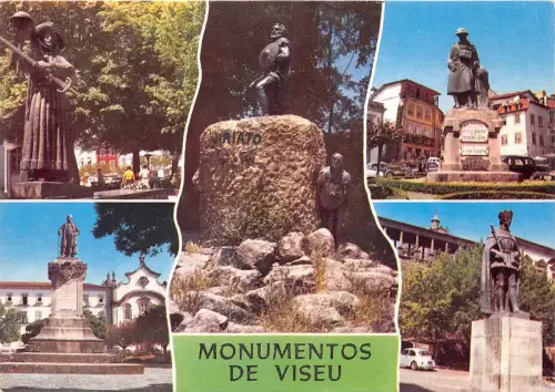 BR8651 Viseu Viriato und Stadtdenkmäler Portugal