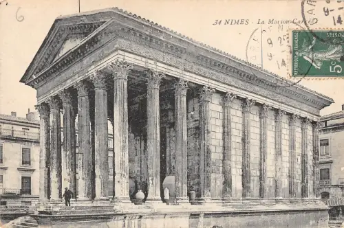 BF5415 la maison carree nimes france Frankreich