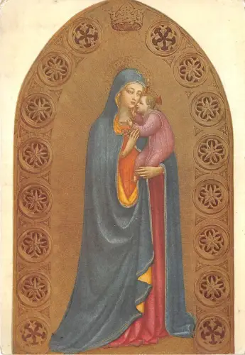 BR23845 Fra Giovanni da Fiesole Angelico La madone etoile Gemälde Postkarte