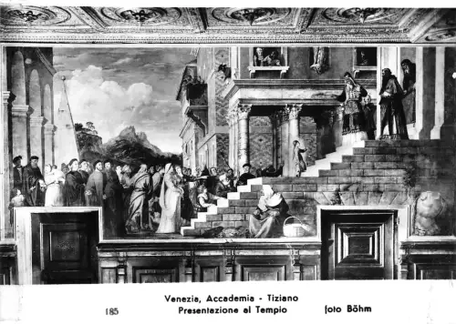 B47647 Venezia Accademia Tiziano Tempio italy