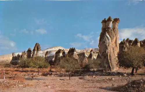 BR6422 Kapadokya Les cheminees de fees a Zelve turkey