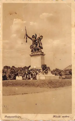 B36851 Pestszentlor Hosok szobra ungarn