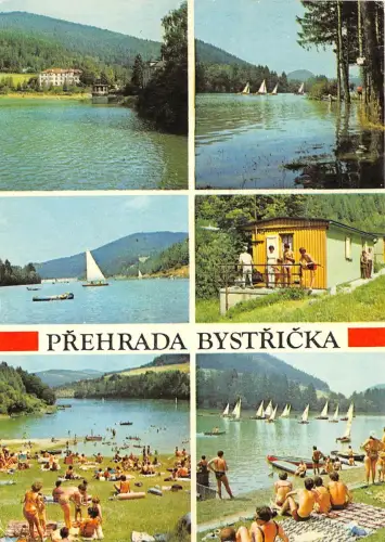 B44973 Prehrada Bystricka Boote Bateaux Multiviews Tschechien