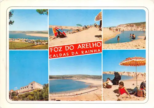 BR6364 Foz do Arelho vue de la plage portugal