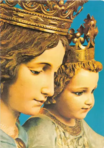 BF39128 Colle Don Bosco Skulptur Madonna Kunst Postkarte