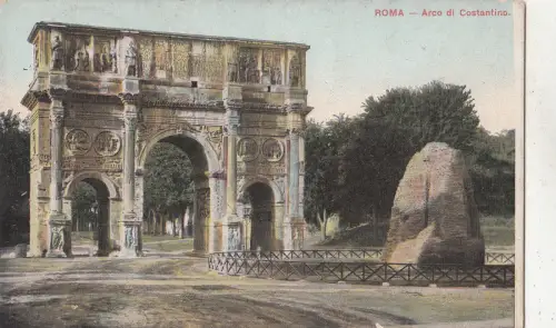 BF32507 roma arco di costantino italy front/back image