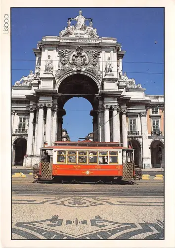 BF22571 lisboa placa do comercio Straßenbahn portugal