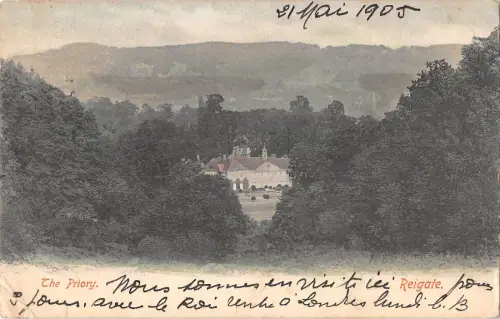uk38210 the priory reigate real photo uk lot 16 uk