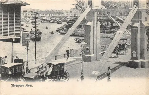 Lot 88 Singapur Flusskutsche Boot Schiff