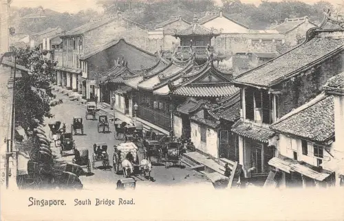 Lot 89 Singapur Typen Folklore Kostüm South Bridge Road Rikscha Junge Kutsche