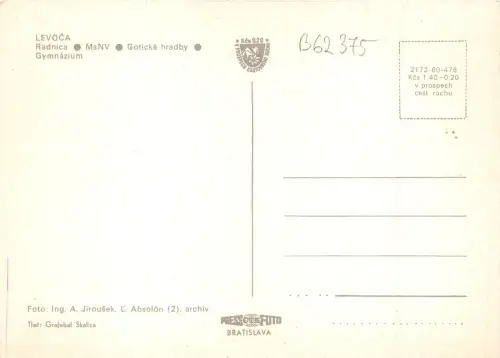 B62375 Levoca Multiviews Slowakei