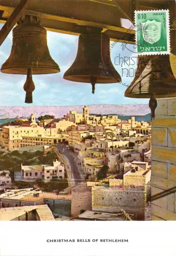 B95636 Weihnachtsglocken von Bethlehem Israel
