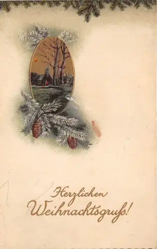 BG14842 Tannenzweig geprägt weihnachten weihnachten germany