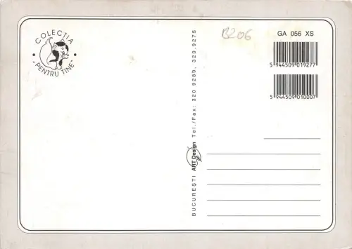 B0206 Rumänien Chien Hund Front/Back Scan