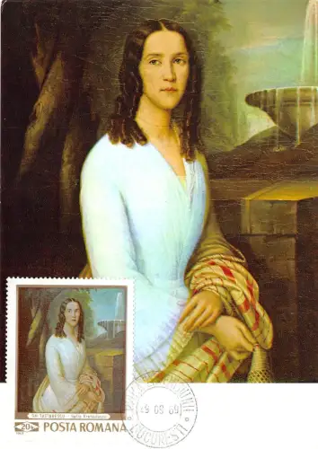 B3024 Maximum card Cartes Maximum Romania Art Tattarescu Soia front/back scan