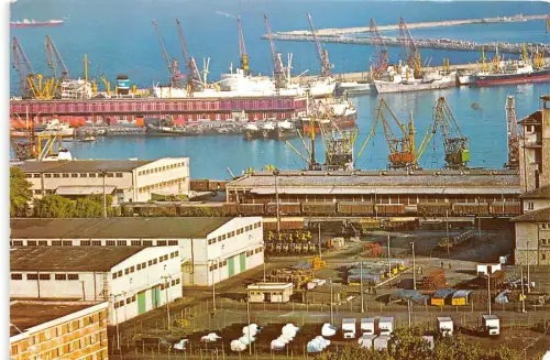 B75251 constanta Blick auf das Hafenschiff Bateaux Rumänien