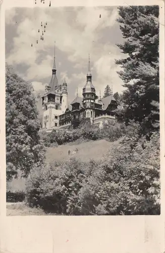 B13431 Rumänien Sinaia Peles gest. 1932 Prahova Echtfoto