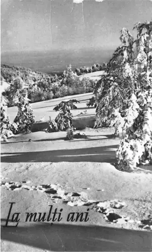 B40112 Rumänien 5x7cm Neujahr la multi ani