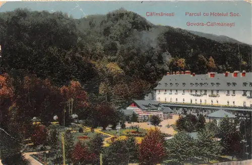 B78133 calimanesti parcul cu hotel soc govora valcea romania