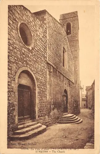 B5552 La Cote d`azur St Paul L`Eglise Die Kirche