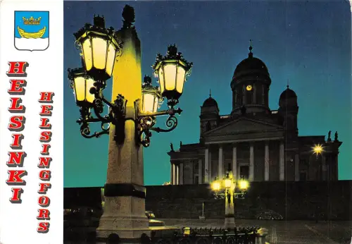 B83684 helsinki die Kathedrale im Dämmerfinnland