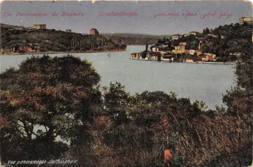 B2531 Türkei Istanbul Constantinopole Vue Panoramique de Bosphor Front/Back Scan