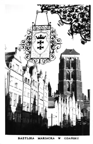 B29662 Bazylika Mariacka Danzig Polen