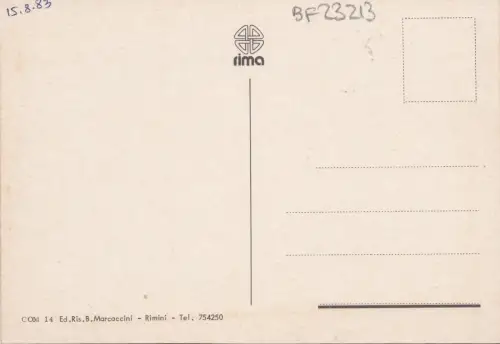 BF23213 comacchio italy front/back image