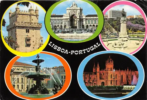 BR6538 Lisboa Plusieurs aspects de la ville portugal