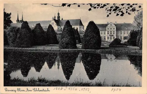 B95078 oliva am schlossteich danzig danzig polen