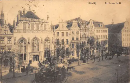 B86192 Danzig der lange markt polen