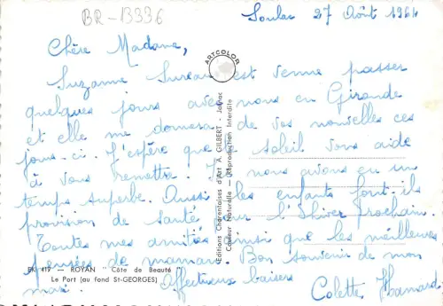 BR13336 Royan Le Port Schiff Bateaux Frankreich