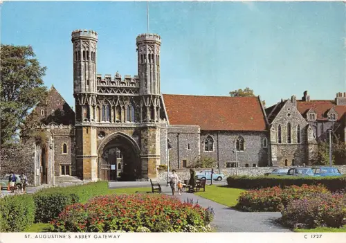 B84226 St Augustie S Abbey Gateway UK
